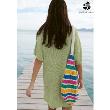 A Lana Grossa Solo Lino Pattern - Dress 15-19 (PDF File)