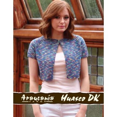 Millie Cropped Cardigan - Free Download with Huasco DK Purchase of 4 or more skeins