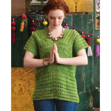 A Silk Garden Lite Pattern - V-Neck Shell (PDF)