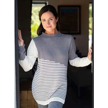 A GGH Volante Pattern - Angled Stripes Pullover 5900c (PDF)