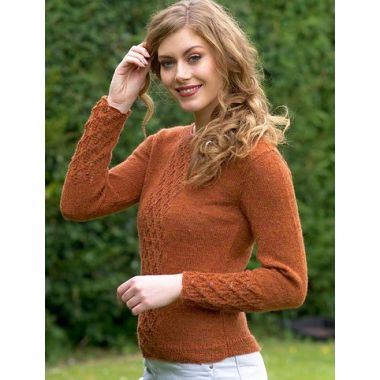 A Queensland Llama Lace Pattern - Anita Jumper (PDF)