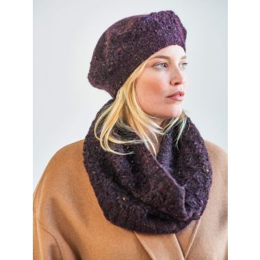 Berroco Mochi Pattern - Bennington Hat and Cowl (PDF)