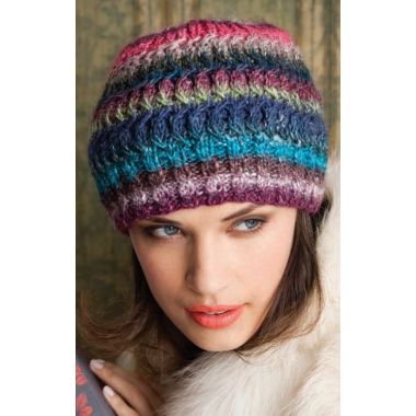A Noro Silk Garden Pattern - Cabled Cap (PDF File)