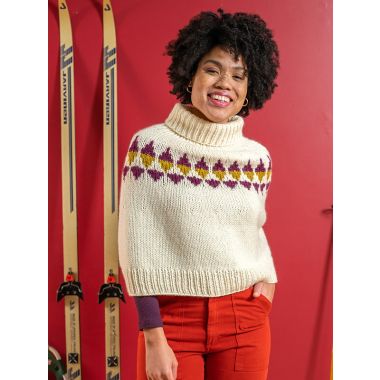 A Berroco Lanas Quick Pattern - Carve Poncho (PDF)