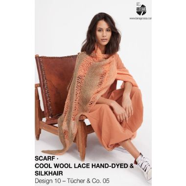 A Cool Wool Lace Hand-Dyed Pattern - Scarf (PDF File)