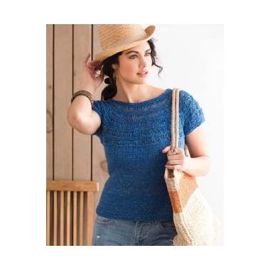 Tokonatsu Pattern - Drop Stitch Yoke Top (Downloadable PDF Pattern)