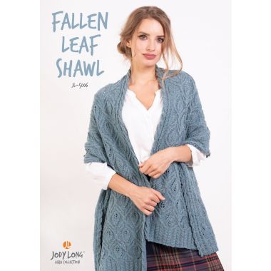 A Jody Long Alba Pattern - Fallen Leaf Shawl (PDF File)