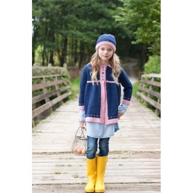 Fair Isle Border Coat & Hat Pattern by West Yorkshire Spinners - Free with Orders of $20 or More/ONE FREE GIFT PER PERSON/PURCHASE PLEASE