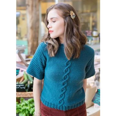 Fern Cable and Bobble Top by West Yorkshire Spinners - Free with Orders of $20 or More/ONE FREE GIFT PER PERSON/PURCHASE PLEASE