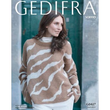 A Gedifra Soffio Pattern - Sweater G0427 (PDF) - FREE WITH PURCHASES, ONE FREE ITEM PER PURCHASE/PERSON PLEASE.