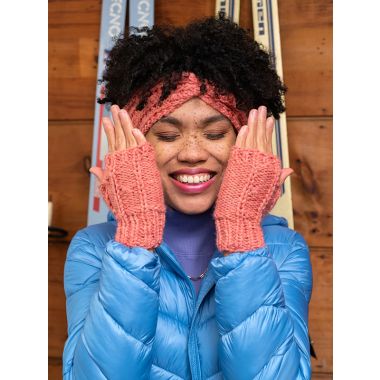 A Berroco Lanas Quick Pattern - Glades Mitts & Headband Set (PDF)