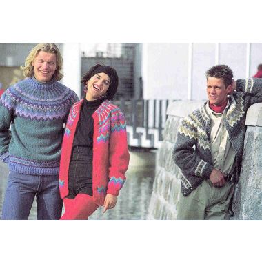 Lopi Pattern - His and Hers Sweaters & Cardigan  (Free Download)