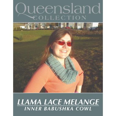 A Queensland Llama Lace Pattern - Inner Babushka Cowl (PDF)
