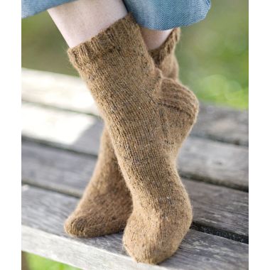 A Churchmouse Yarns and Teas Pattern - Basic Sock (in 2 gauges) (PDF)