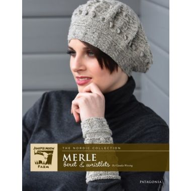 A Juniper Moon Patagonia Organic Merino Pattern - Merle Beret and Wristlets (PDF)