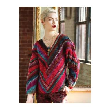 A Noro Kureyon Pattern - Kimono Sleeved Pullover (PDF)