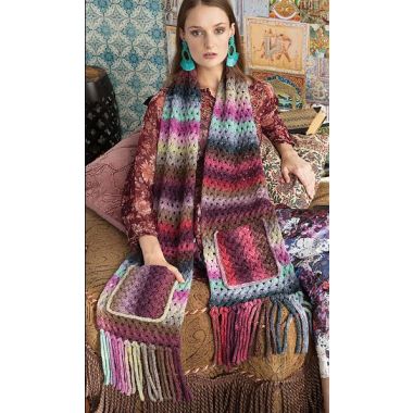 A Noro Tsubame Pattern - Lace Cable Scarf (PDF)