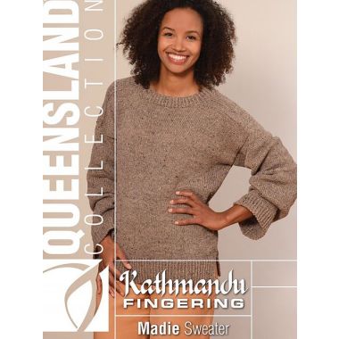 A Queensland Kathmandu Fingering Pattern - Madie Sweater (PDF)