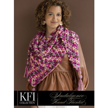 An Indulgence Hand-Painted Pattern - Maeve Crochet Wrap (PDF)