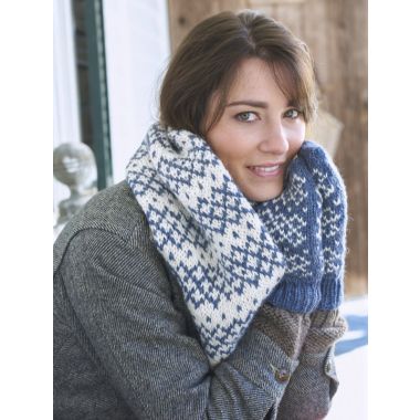 A Berroco Mercado Pattern - Asawa Cowl & Mittens (PDF)
