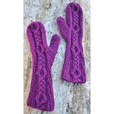 HiKoo Kenzington Pattern - Cabled Mittens - FREE DOWNLOAD LINK IN DESCRIPTION