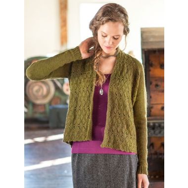 A Berroco Ultra Alpaca Pattern - Gorse Cardigan (PDF File)