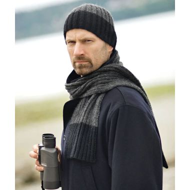 A Churchmouse Yarns and Teas Pattern - Pressed Rib Cap & Muffler (PDF)