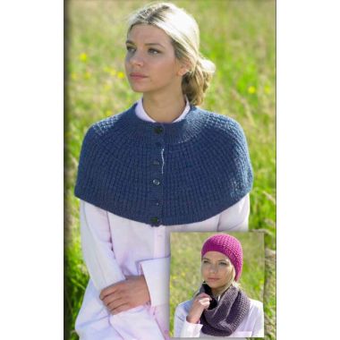 A Mirasol Qulla Pattern - Shoulder Wrap, Cowl & Hat Pattern (PDF)