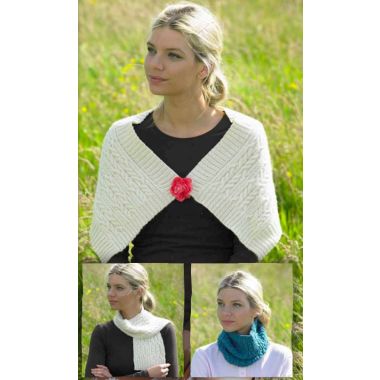 A Mirasol Qulla Pattern - Wrap, Scarf & Cowl Pattern (PDF)