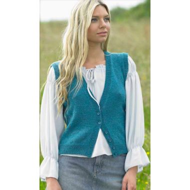 A Mirasol Qulla Pattern - Waistcoat Pattern (PDF)