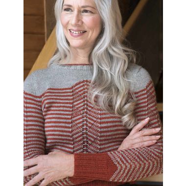 A Berroco Vintage DK or Ultra Wool DK Pattern - Retro Pullover (PDF File)