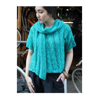 Noro Tokonatsu Pattern - Sweater and Scarf (Downloadable PDF Pattern)