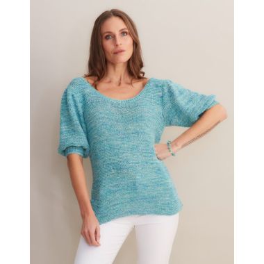 A Gedifra Fior di Seta Color Pattern - Vania Pullover (PDF)