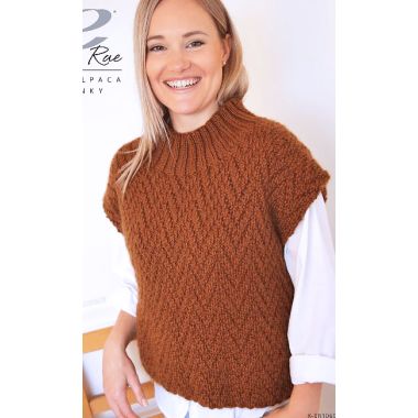 An Ella Rae Chunky Pattern - Saffron Top (PDF)