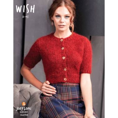 A Jody Long Glam Haze Pattern - Wish Cropped Cardigan (PDF File)